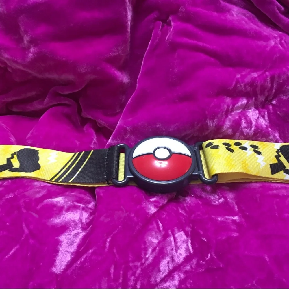Pokémon Yellow and Red Kids Belt with Poké Ball Buckle